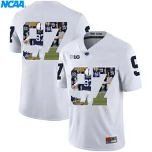 Новое поступление высокое качество майки Сэм фикен#97 Saquon Barkley#26 футболка ограниченной серии Майки S-XXXL