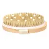 2 In 1 Dry Skin Body Brush Natural Bristle Dead Skin Remover Anti Cellulite Exfoliates Blood Circulation Health Massage Tools 2