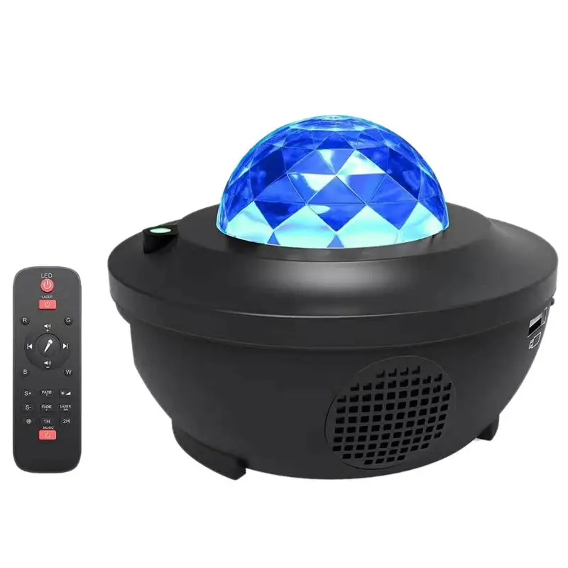 LED Star Light Projector Rotating Ocean Wave Night Lights Nebula Projector Lamp with Bluetooth & Timer & Remote Control