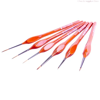 

Premium Quality Detail Paint Brush Set Miniature Hook Line Pen For Acrylic Watercolor Oil Drawing Model Airplane Kits