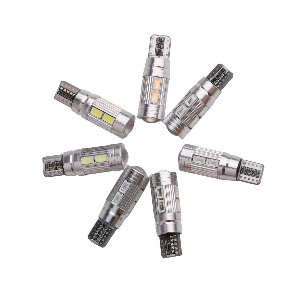 2 шт. T10 Canbus 194 W5W 10 SMD 5630 Светодиодный светильник лампа без ошибок светодиодный светильник парковки T10 светодиодный автомобильный боковой светильник стайлинга автомобилей авто светодиодный лампы