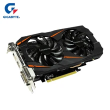 GIGABYTE графическая карта gtx 1060 3GB GDDR5 Hdmi VGA Видеокарта игровой ПК б/у карты