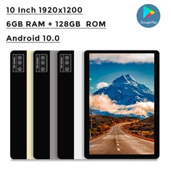 Tablette PC de 10 pouces 4G LTE, avec écran de 10.0x1920 IPS, Android 1200, 6 go de RAM, 128 go de ROM, double caméra, GPS, Octa Core P60, MTK6771 
