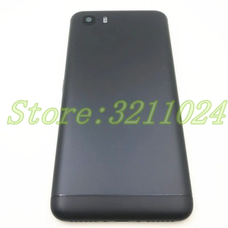 10 шт./лот для Asus zenfone 3s max ZC521TL X00GD Крышка батарейного отсека задняя крышка с кнопками питания+ логотип - Цвет: Black