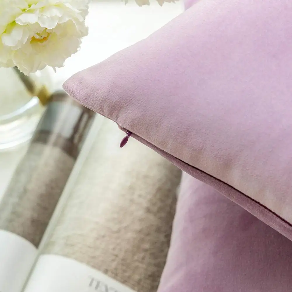 Microfine Velvet Cushion Cover Throw Pillow Covers Your Home Decoration Pillow Cases 45x45 Bed Decorative Cushions For Sofa Blue