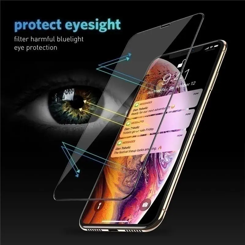 9D полное покрытие закаленное стекло для iPhone 11 Pro Max стекло X XS Max XR Защитное стекло для экрана для iPhone 6 6s 7 8 Plus пленка