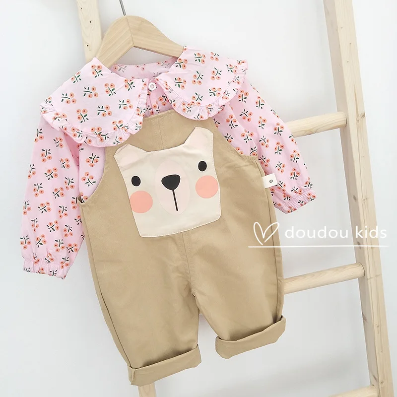 Детская одежда для девочек осень 2020 комплекты одежды футболка с длинным рукавом