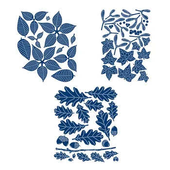 

New 2020 Metal Cutting Dies and Scrapbooking For Paper Making Leaves Lace Decoration Embossing Frame Card Craft No Stamps