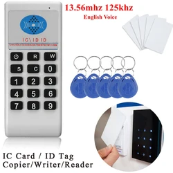 Lecteur de cartes RFID NFC portable IC, graveur de fréquence 125Khz 13.56MHZ, copieur, cloneur, programmateur, porte clés 