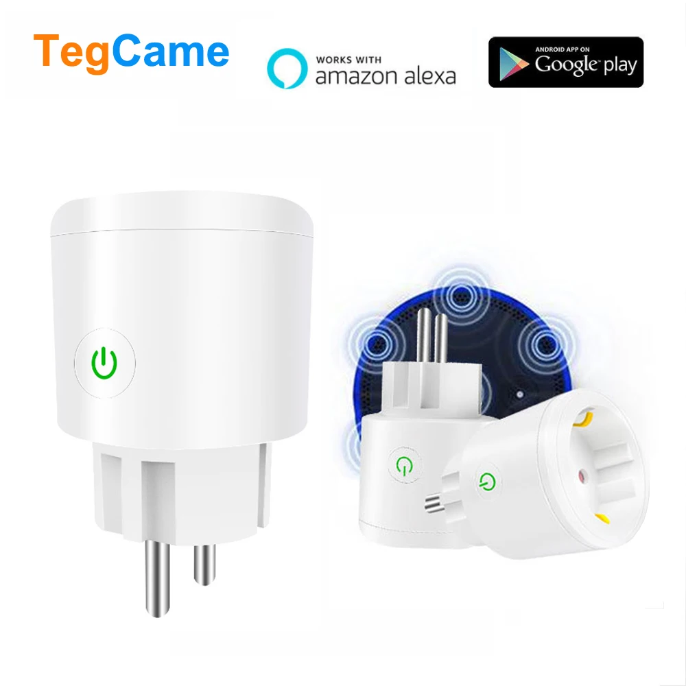 

Tegcame Wifi Smart Plug Smart Socket Wi-fi Smartlife EU France US AU UK Poland Korea Plug Compatible Alexa Google Home Mini