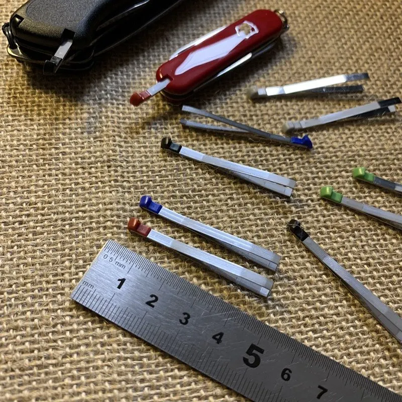 Multicolor Stainless steel A.6142 Small Tweezers A.3642 Large Tweezers for Army Knife 58MM 65MM 84 MM 91MM 111MM 130MM