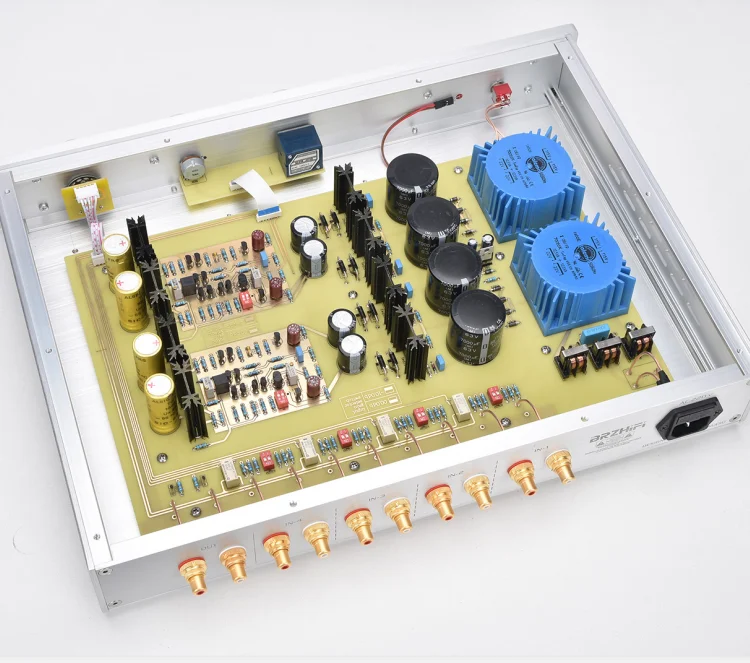 Refer to SPECTRAL DMC-12 circuit, low distortion, no other sound quality pollution, HIFI fever preamp DMC-12
