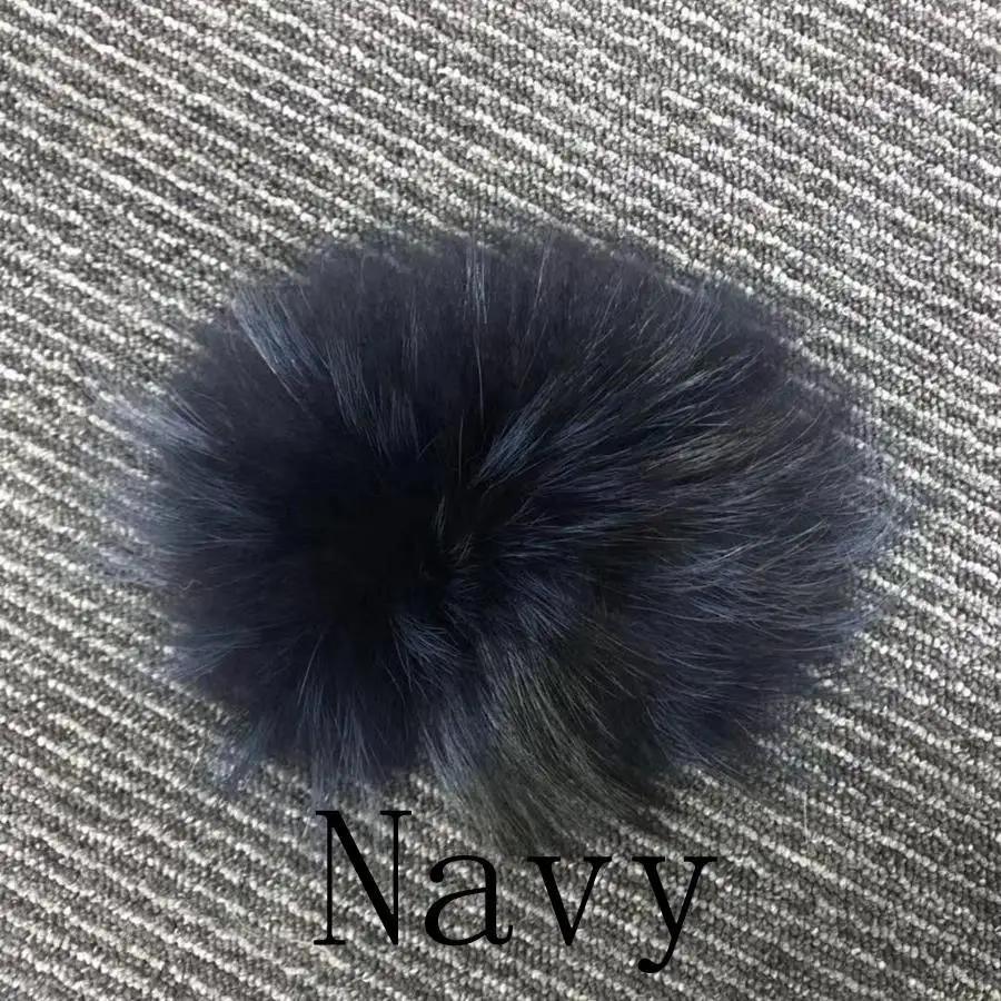 navy Ppink java QC19017 натуральное меховое пальто женская зимняя модная куртка пальто из натурального меха енота Новинка - Цвет: navy