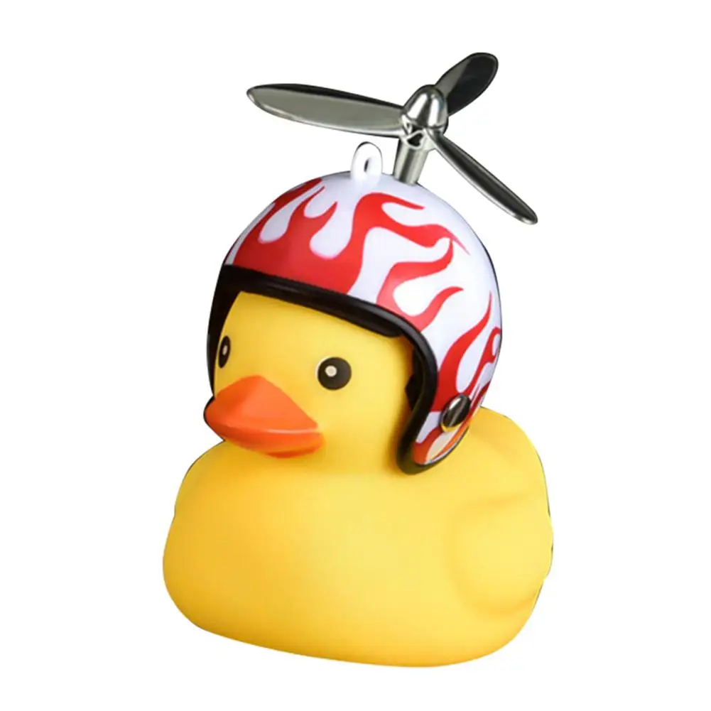 Bicycle Bell Broken Wind Duck Mtb Road Bike Moto Riding Light Cycling Small Yellow Duck Helmet Child Horn Bicycle Accessories