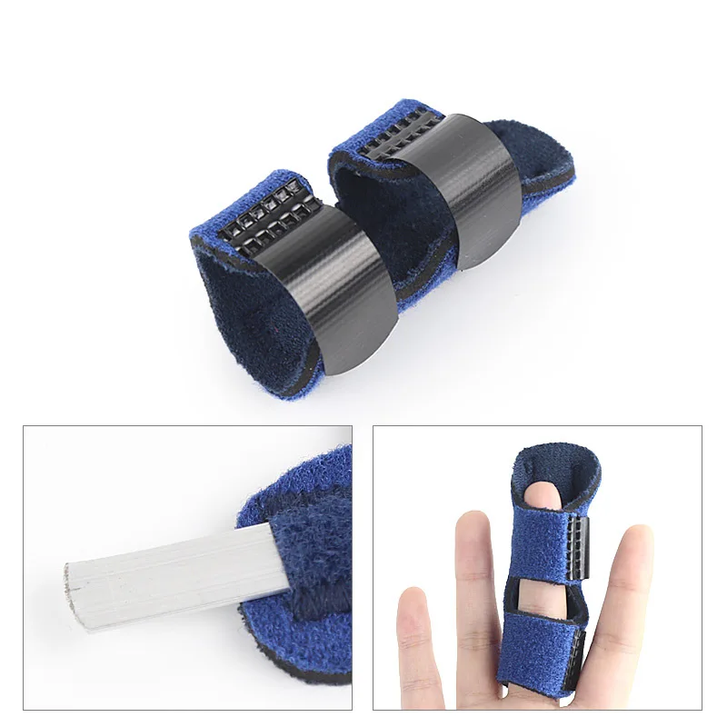 1pcs Posture Corrector Finger Protector Adjustable Aluminium Finger Splint Brace Recovery Injury Pain Protector Correction