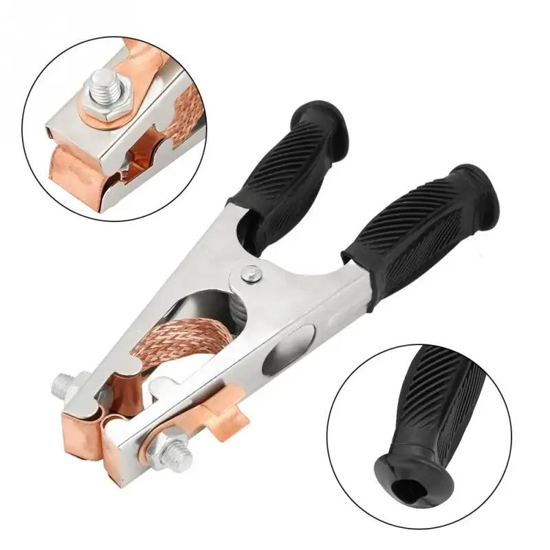 Electroplated Ground Clamp Copper Welding Earth Clip for Manual Welder US Type welding earth clamp 500A