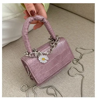 

Mini bag 2020 summer new super small handbag crocodile pattern chain crossbody shoulder bag women bag womens bags handbags