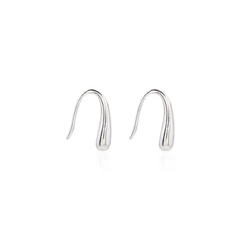 

MB-2 Water Drop Rose EarringsSterling Small Cute Earring For Women Girl Gifts