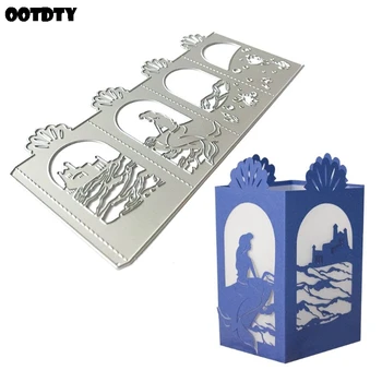 

Lantern Box Metal Cutting Dies Stencil DIY Scrapbooking Album Stamp Paper Card Embossing Arts Crafts Decor New Dies for 2020