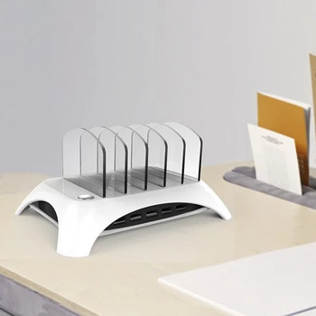 

IG-Desktop Charger Multiple Usb Phone Charger Lamp Charging Station Dock Quick Charger for Mobile Phone and Tablet US Plug