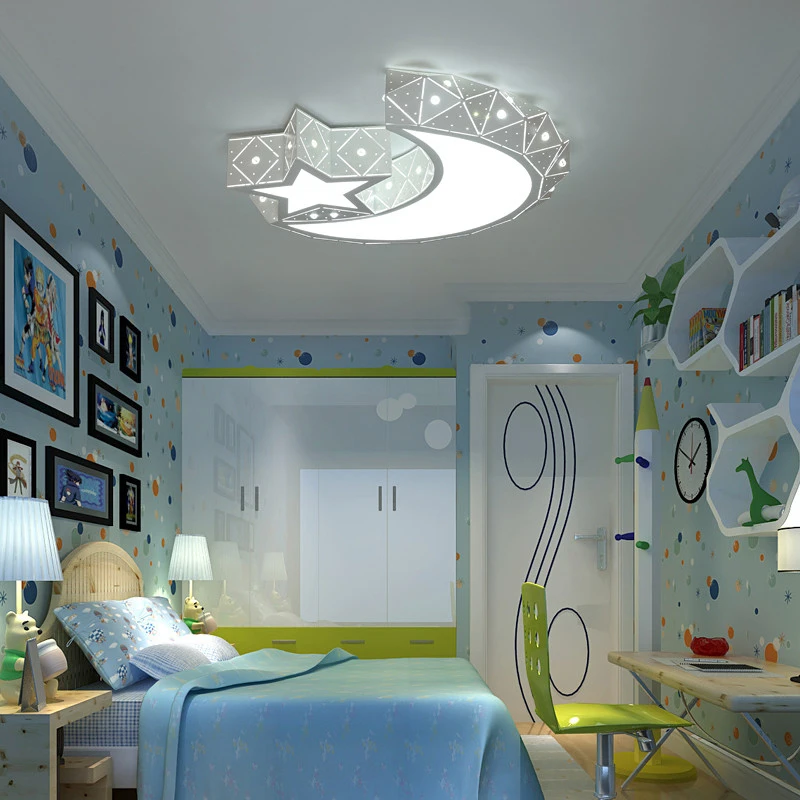 Bulan Bintang Led Ceiling Light Di Plafon Kamar Tidur Lampu Kamar Anak Lampu Langit Langit Untuk Anak Anak Untuk Anak Laki Laki Dan Perempuan Langit Langit Kamar Lampu Led Lampu Langit Langit Aliexpress