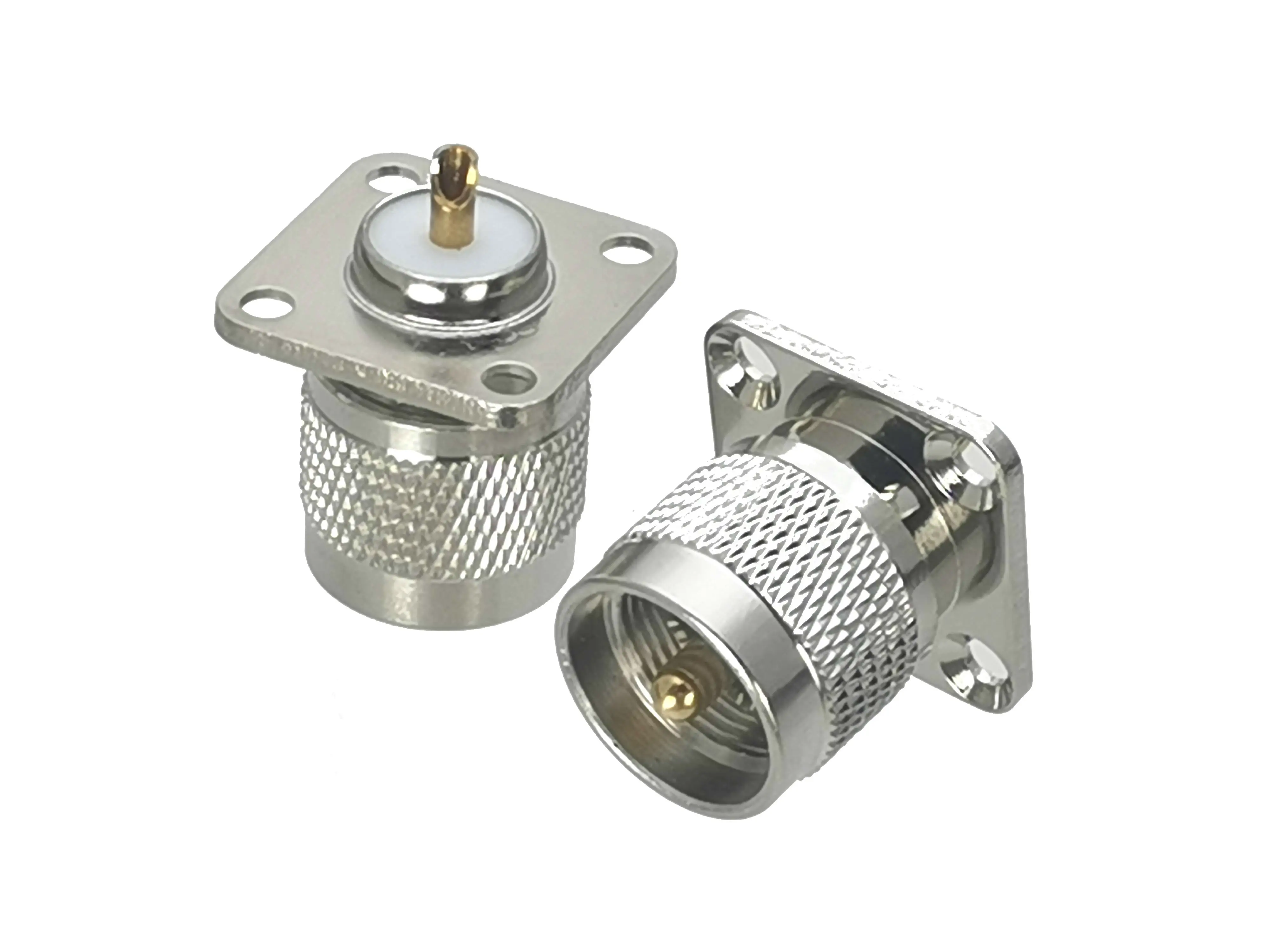 1Pcs SL16 UHF PL259 Male Plug 4 hole with Flange Soldering Panel RF Connector Socket Female | Обустройство дома