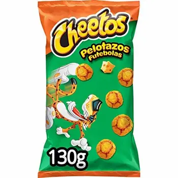 

Cheetos Pelotazos - Producto de aperitivo horneado con sabor a queso - 130 g
