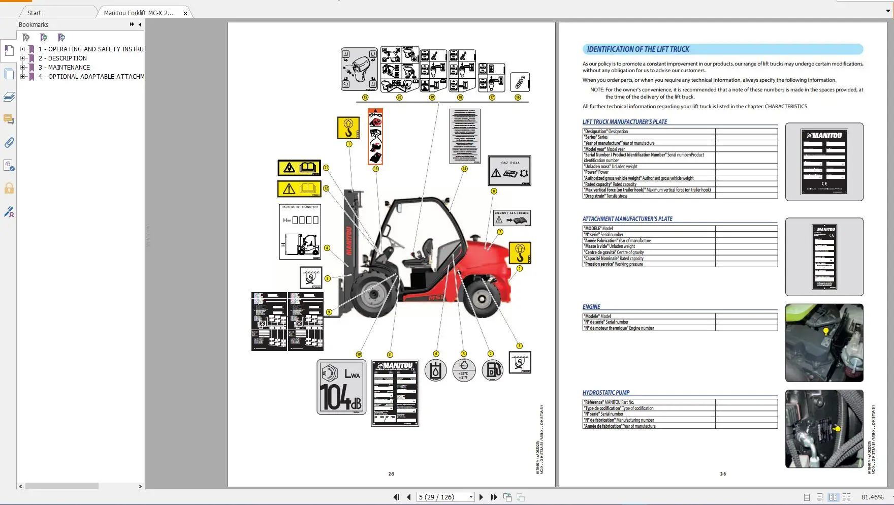 

Manitou MC,MHT,MLT,MT,MT-X,MXT PDF 2.14 GB Updated 2021 Operator And Service Manual