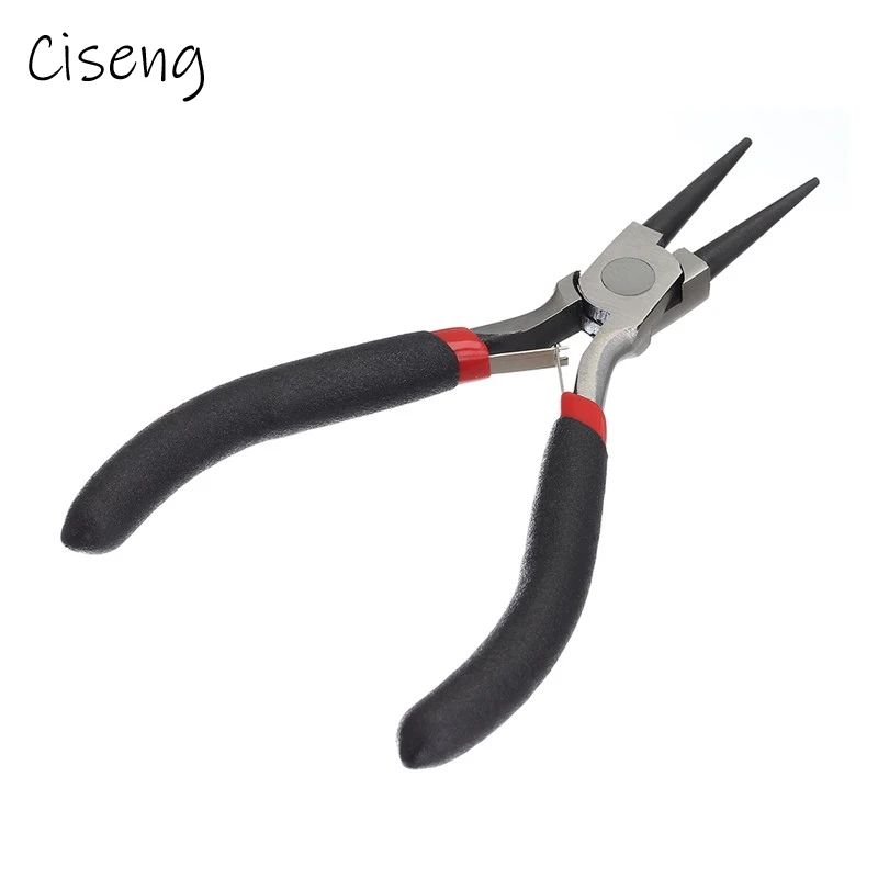 

Ciseng Black 10cm Stainless Steel Round Nose Pliers Jewelry Plier Making Hand Craft Tools For DIY Making Jewelry Tools