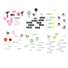 KPOP TXT GOT7 TWICE EXO SEVENTEEN наклейки дневник бумажный календарь милые наклейки Скрапбукинг хлопья украшения принадлежности