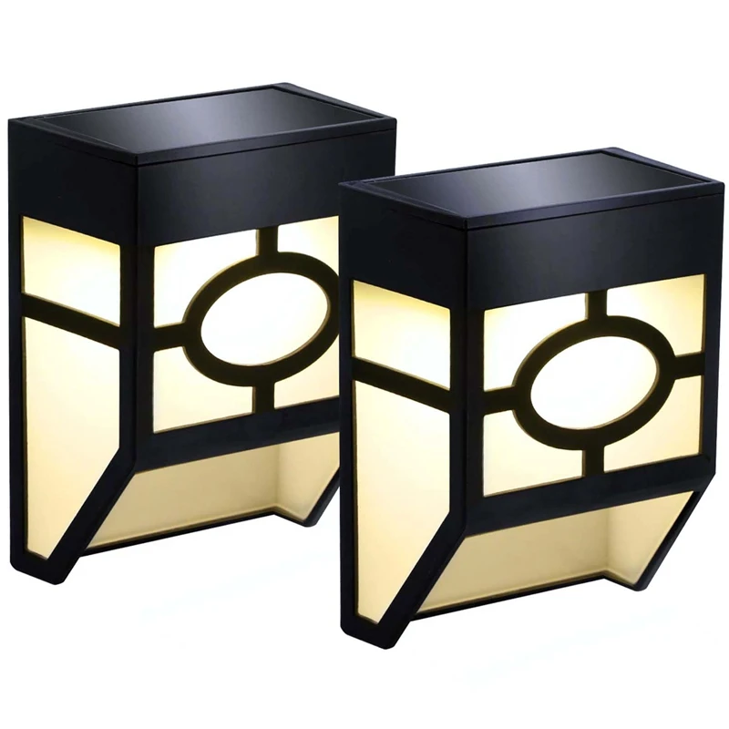 

Solar Fence Lights,2 Modes Solar Led Outdoor Wall Lights For Deck, Fence, Patio, Front Door, Stair, Landscape, Yard And Driveway