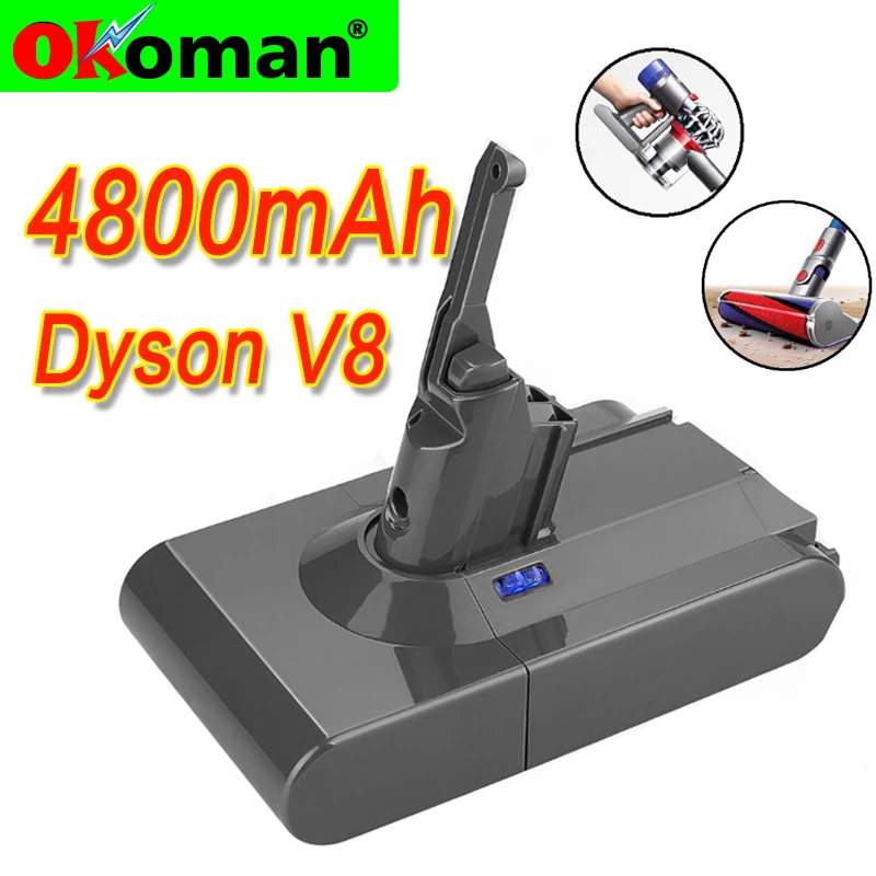 4800mAh 21.6V Battery For Dyson V8 Battery for Dyson V8 Absolute