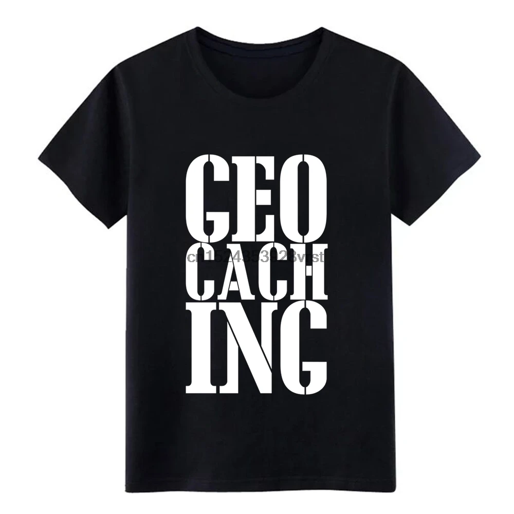 

Men geocaching t shirt designer cotton S-XXXL solid color Anti-Wrinkle Comical summer Original shirt