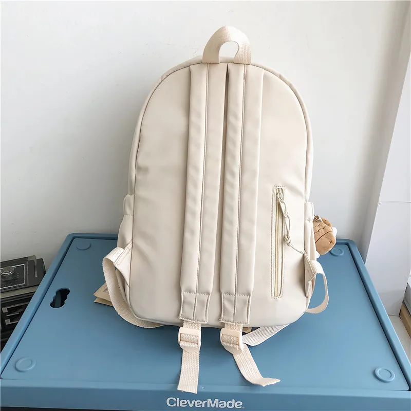 Kawaii Nylon Pastel Large College Backpack - Limited Edition