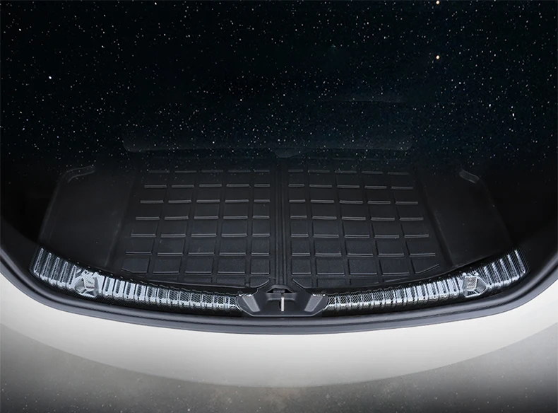 Lsrtw2017 для Tesla модель 3 Автомобильный задний порог для багажника защитная доска для интерьера Аксессуары для формовки