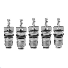 100 шт./кор. вентиляции и кондиционирования R134A/R12 A/C воздуха Schrader(Шрадер) золотник и инструмент для удаления комплект 1/" 5/16" DEC889