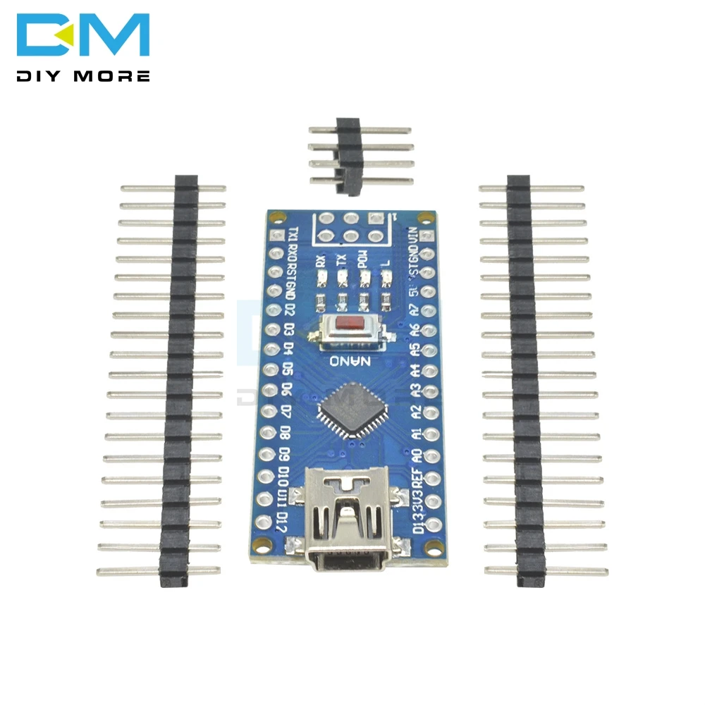 5 шт. CH340 G CH340G ATmega328P плата контроллера совместимый для Arduino USB драйвер Nano V3.0 ATmega328 Замена FT232RL Mini USB