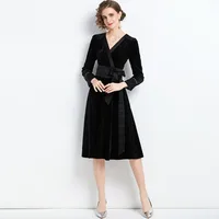 Spring-Fashion-Designer-Velvet-Dress-Women-s-Elegant-V-Neck-High-Waist-Vintage-Lace-Up-Bow.jpg