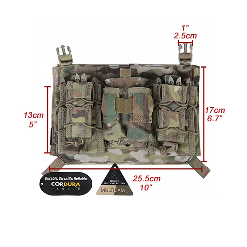 Emerson LBX-4020F Assaulter Molle Panel EmersonGear MCTP Tactical Vest Front Panel For LBX-4019 / LBX-4020 Armatus Plate Carrier