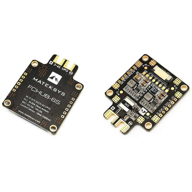 FCHUB-6S концентратор Мощность распределительный щит 5V& 10V BEC встроенный 184A ток Сенсор для дрона с дистанционным управлением