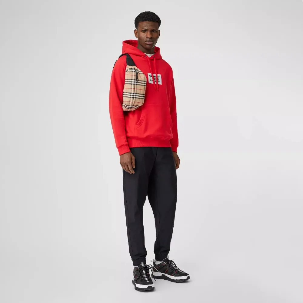 Мужская сумка Burberry, средняя, винтажная, в клетку, из хлопка, на талию, нагрудная, для улицы, Спортивная, через плечо, повседневная, на талию, унисекс, 80104301