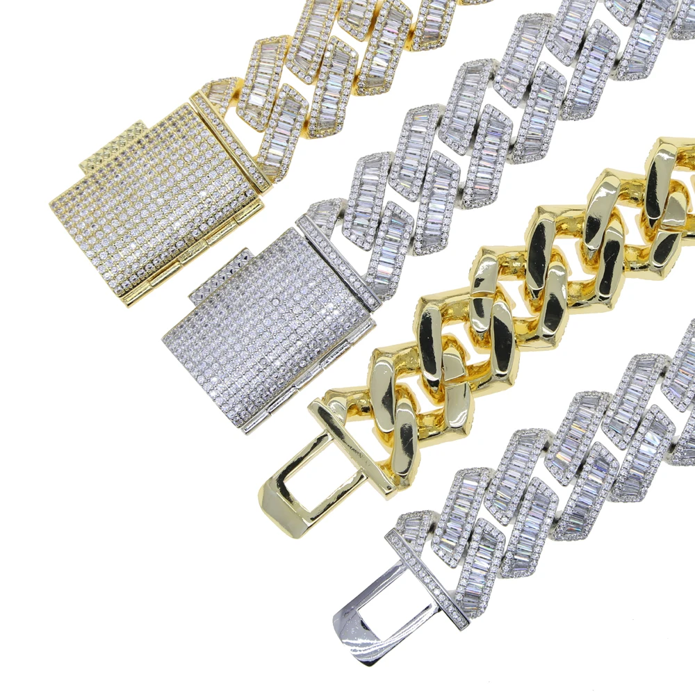 アクセサリー glitter 19mm iced out chain 60cm Glitter 19mm