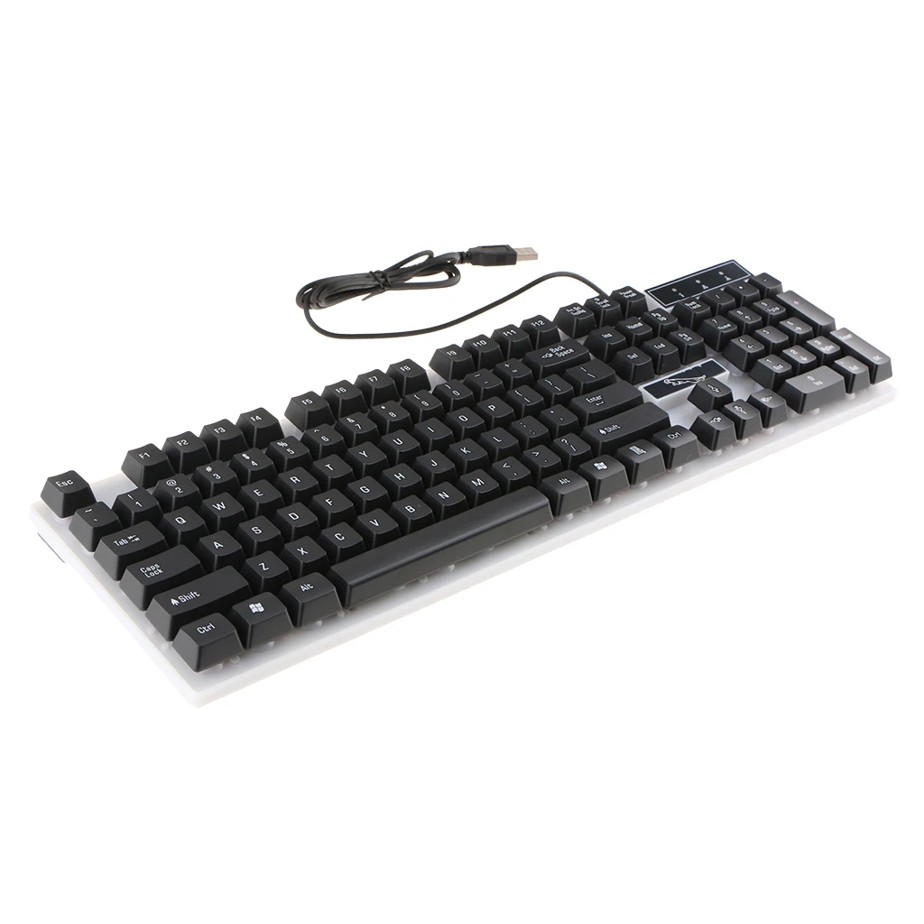 Wired USB Computer Mechanical Feel Backlit Keyboard And Mouse Combo Set For Laptops Desktop Computers Smart TVs Keyboard Mouse