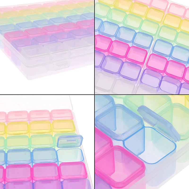 Diamond Painting Tools Nail Tools 56 Cells Plastic Storage Box Tool Accessories