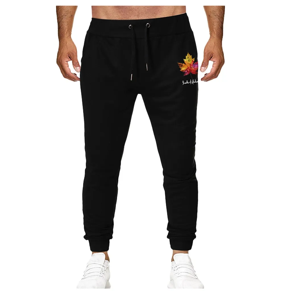 

Mens Cargo Pants Trousers Autumn Winter Men Casual Straight Solid Color Pants Male Warm High Quality Running Drawstring Pants