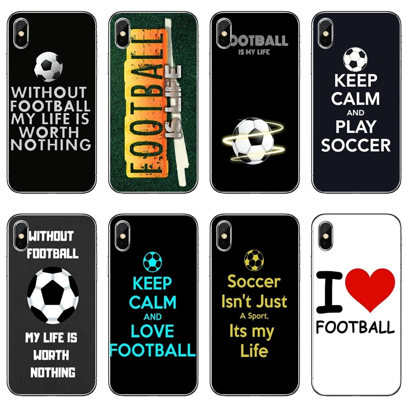 Love Football Is My Life Silicone Phone Case For Huawei P30 P20 Pro P10 P9 P8 Lite Y5 Y6 Y7 Y9 Prime P Smart Plus 2018 2019 | Мобильные