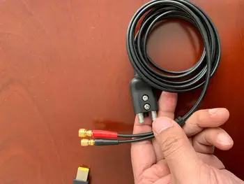 

Cable for flaw detector, Equality LEMO 00 Plug to one large and 1 small mrcrodot Dual Plug Krautkramer DA235