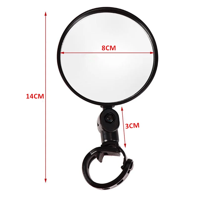 Rearview side mirror for JayCreer power wheelchair other bike