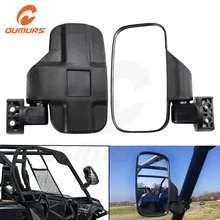 Motocicleta Espelho Retrovisor Do Lado Do UTV ATV 1.75 ''2''Clamp OUMURS Montagem Para Honda Polaris RZR 800 Para Yamaha Rhino YXZ pioneiro 1000