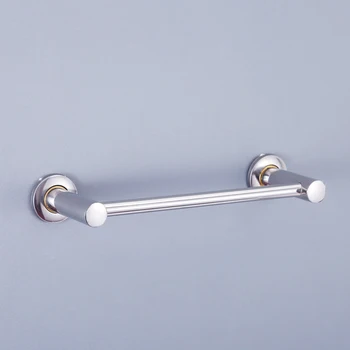 

Stainless Steel Towel Rack Stick Silver Single Double Rods Bathroom 40/50cm